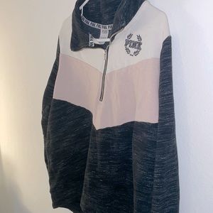 cute half zip up sweatshirt! new condition